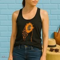 Sunflower Leukemia Cancer Awareness Women's Tank Top thumb 2