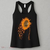 Sunflower Leukemia Cancer Awareness Women's Tank Top thumb 3