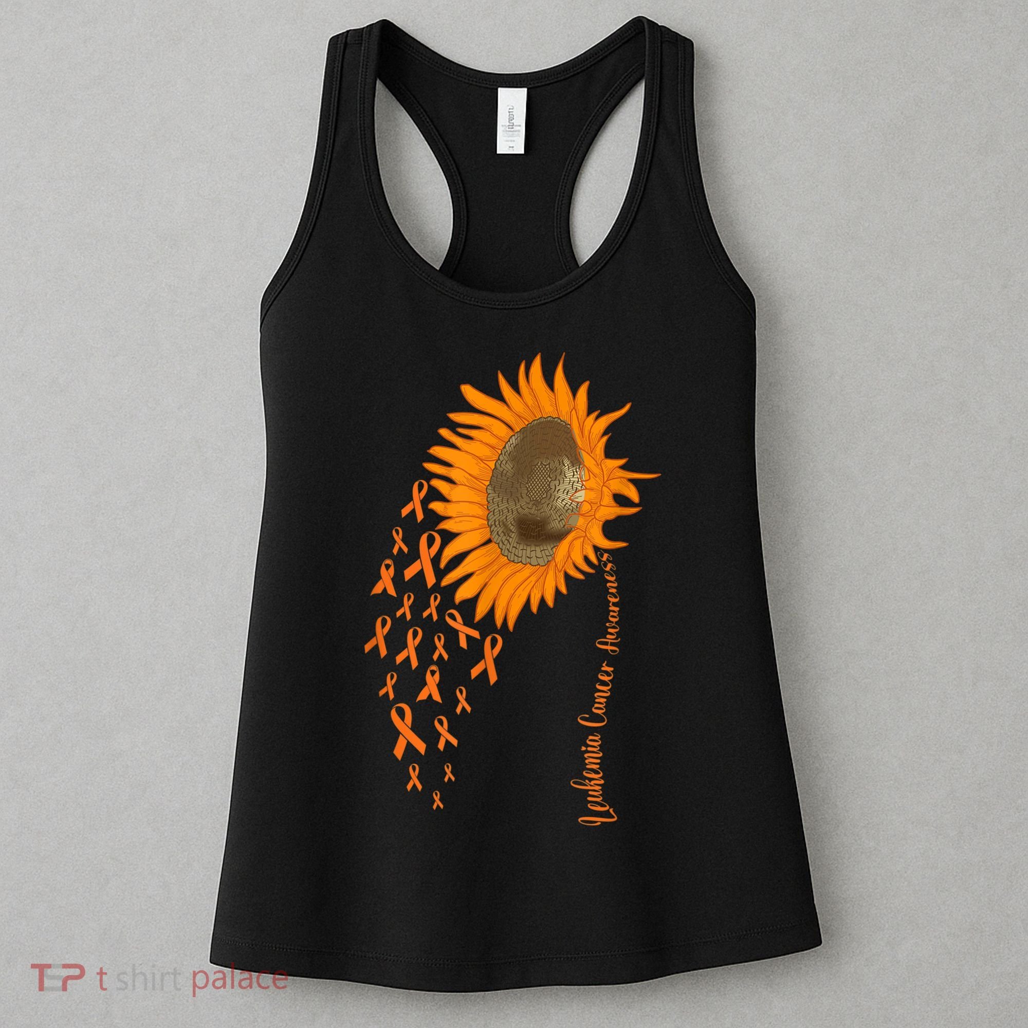 Sunflower Leukemia Cancer Awareness Women's Tank Top