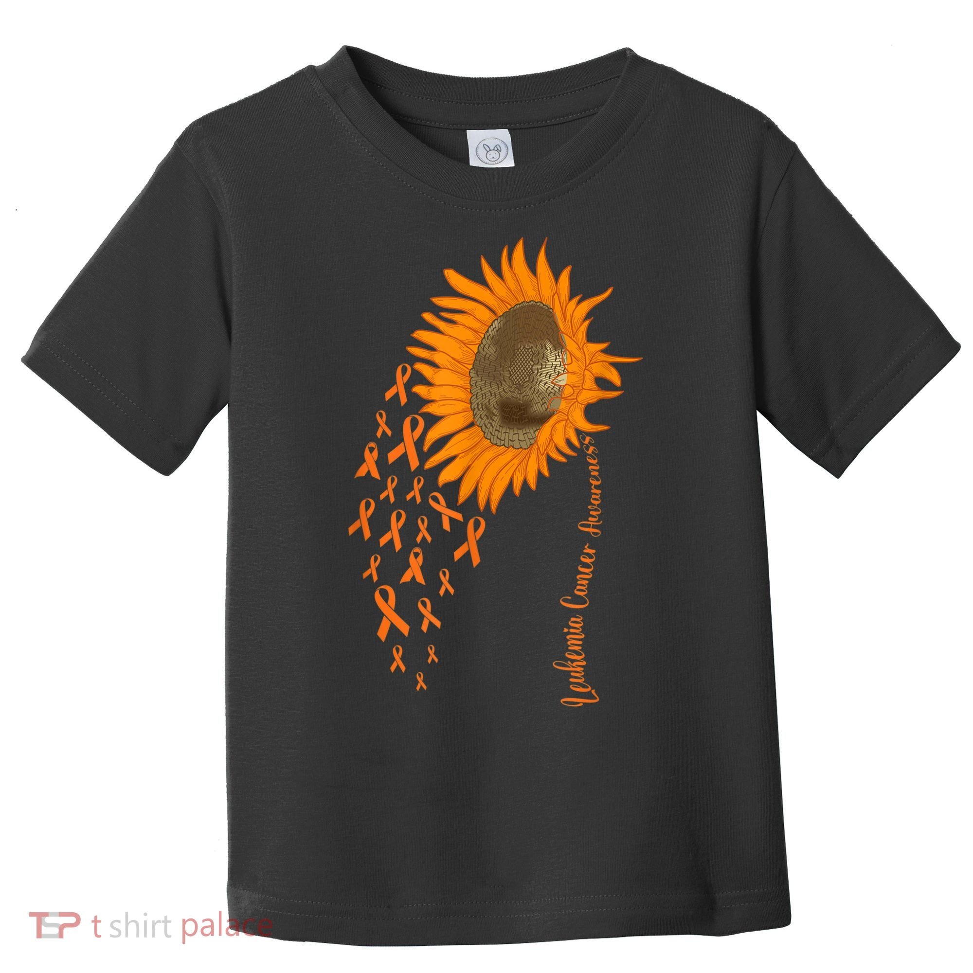 Sunflower Leukemia Cancer Awareness Toddler T-Shirt