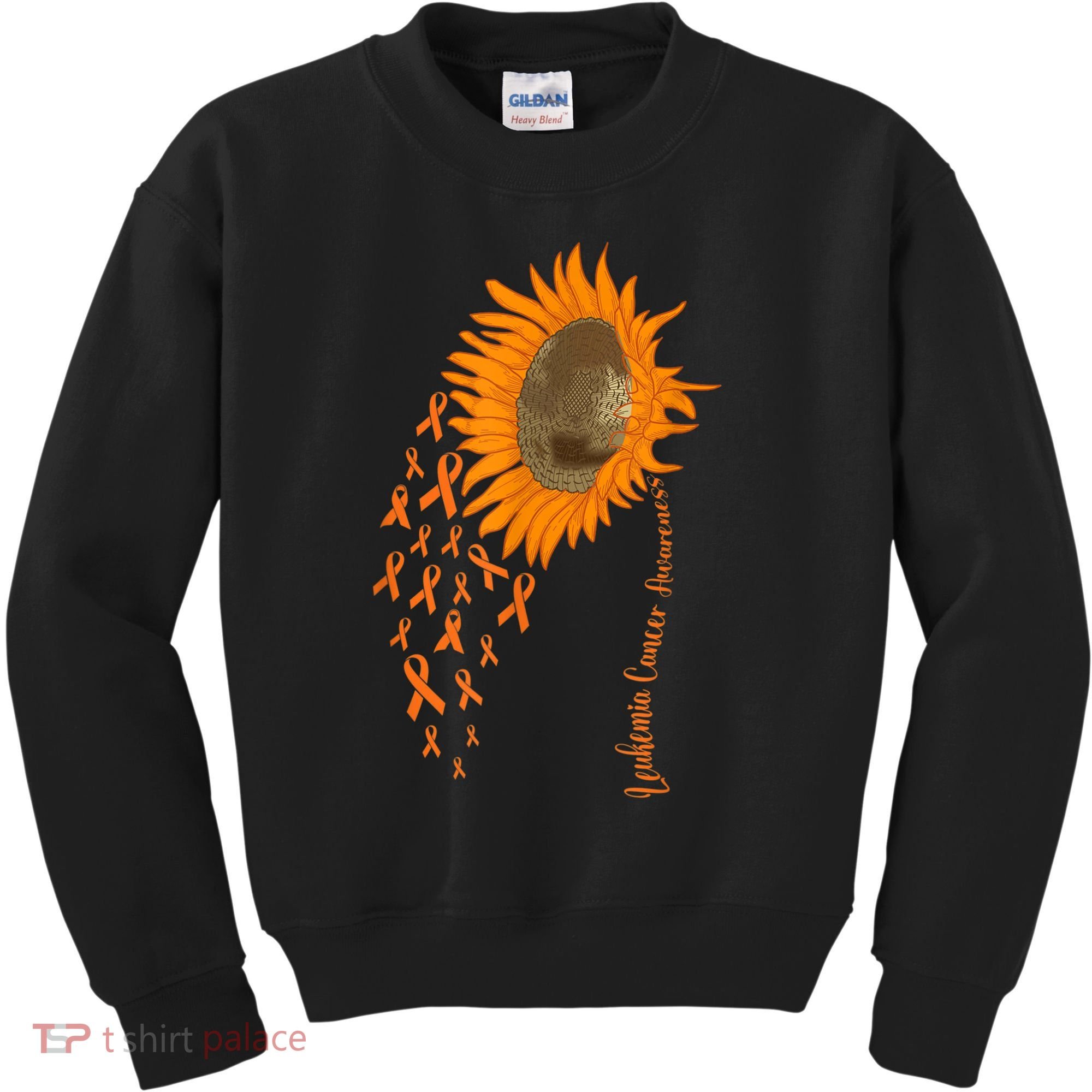 Sunflower Leukemia Cancer Awareness Kids Sweatshirt