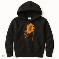Sunflower Leukemia Cancer Awareness Kids Hoodie thumb 0
