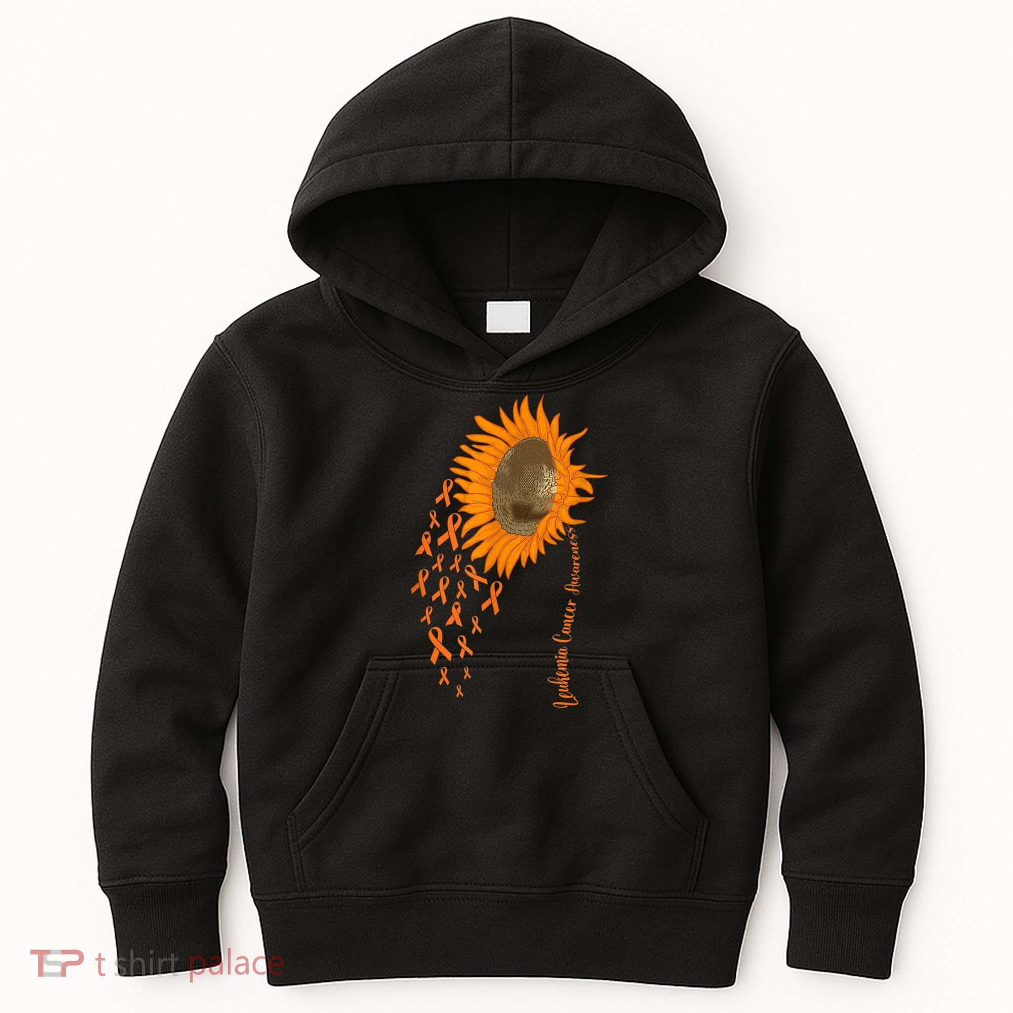 Sunflower Leukemia Cancer Awareness Kids Hoodie