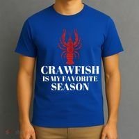 Seafood Lover Crawfish Is My Favorite Season Cool Gift T-Shirt thumb 3