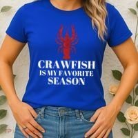 Seafood Lover Crawfish Is My Favorite Season Cool Gift Women's T-Shirt thumb 2