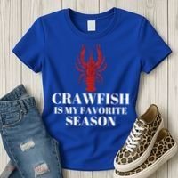Seafood Lover Crawfish Is My Favorite Season Cool Gift Women's T-Shirt thumb 3