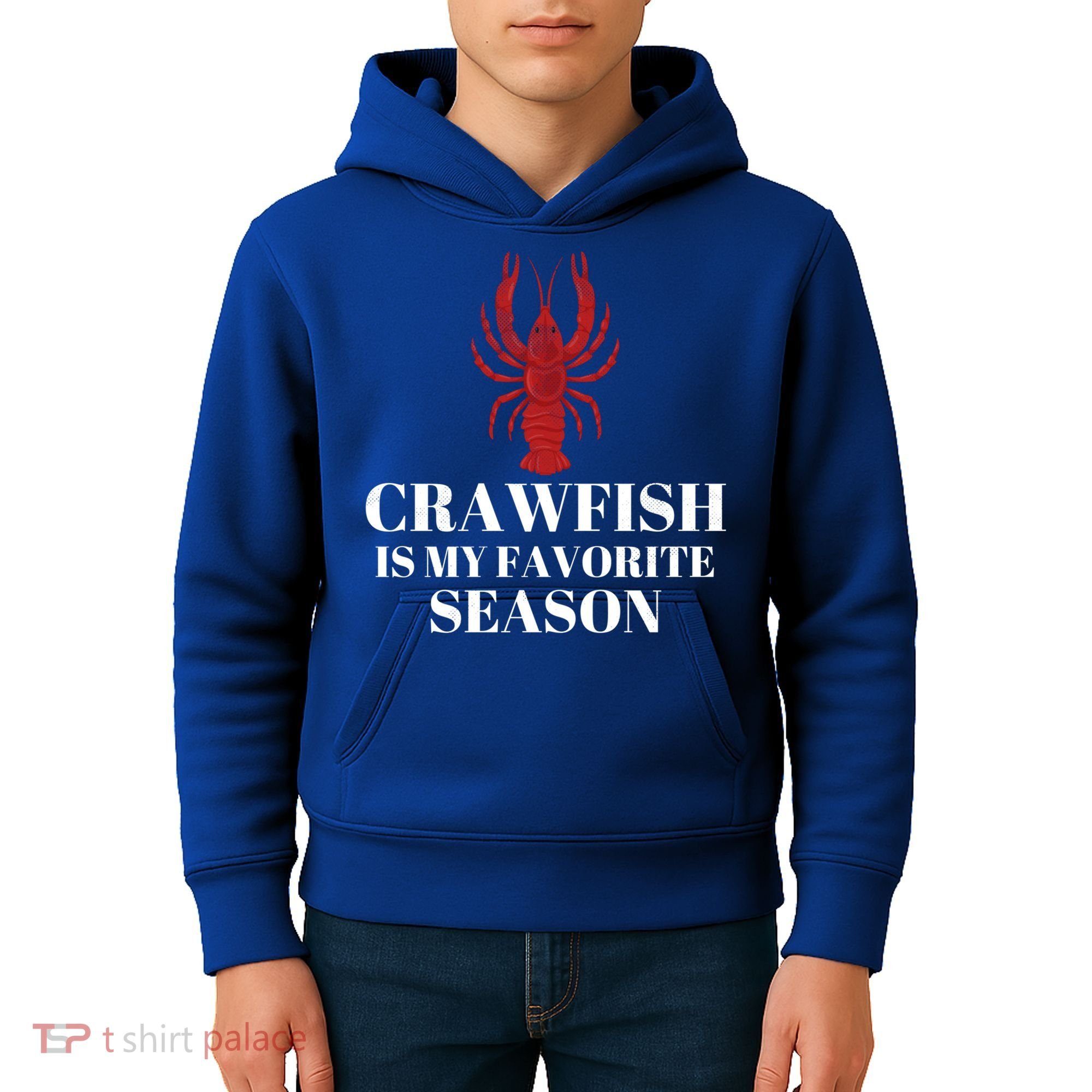 Seafood Lover Crawfish Is My Favorite Season Cool Gift Kids Hoodie
