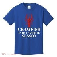 Seafood Lover Crawfish Is My Favorite Season Cool Gift Kids T-Shirt thumb 0