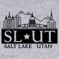 Salt Lake City Utah Ut Hometown Home State Pride Ladies Heavyweight Boxy Pullover Hoodie thumb 2