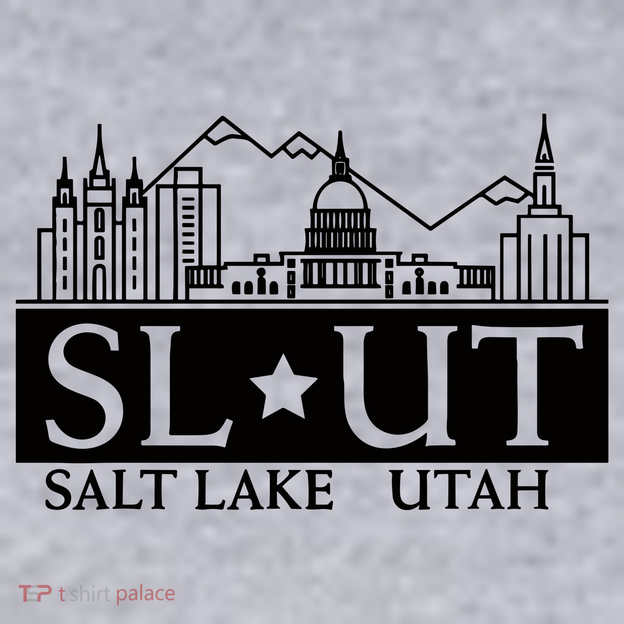 Salt Lake City Utah Ut Hometown Home State Pride Women's Racerback Cropped Tank