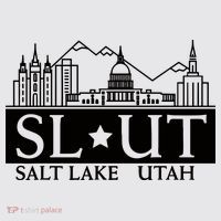Salt Lake City Utah Ut Hometown Home State Pride Womens Funnel Neck Pullover Hood thumb 2