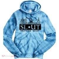 Salt Lake City Utah Ut Hometown Home State Pride Tie Dye Hoodie thumb 0