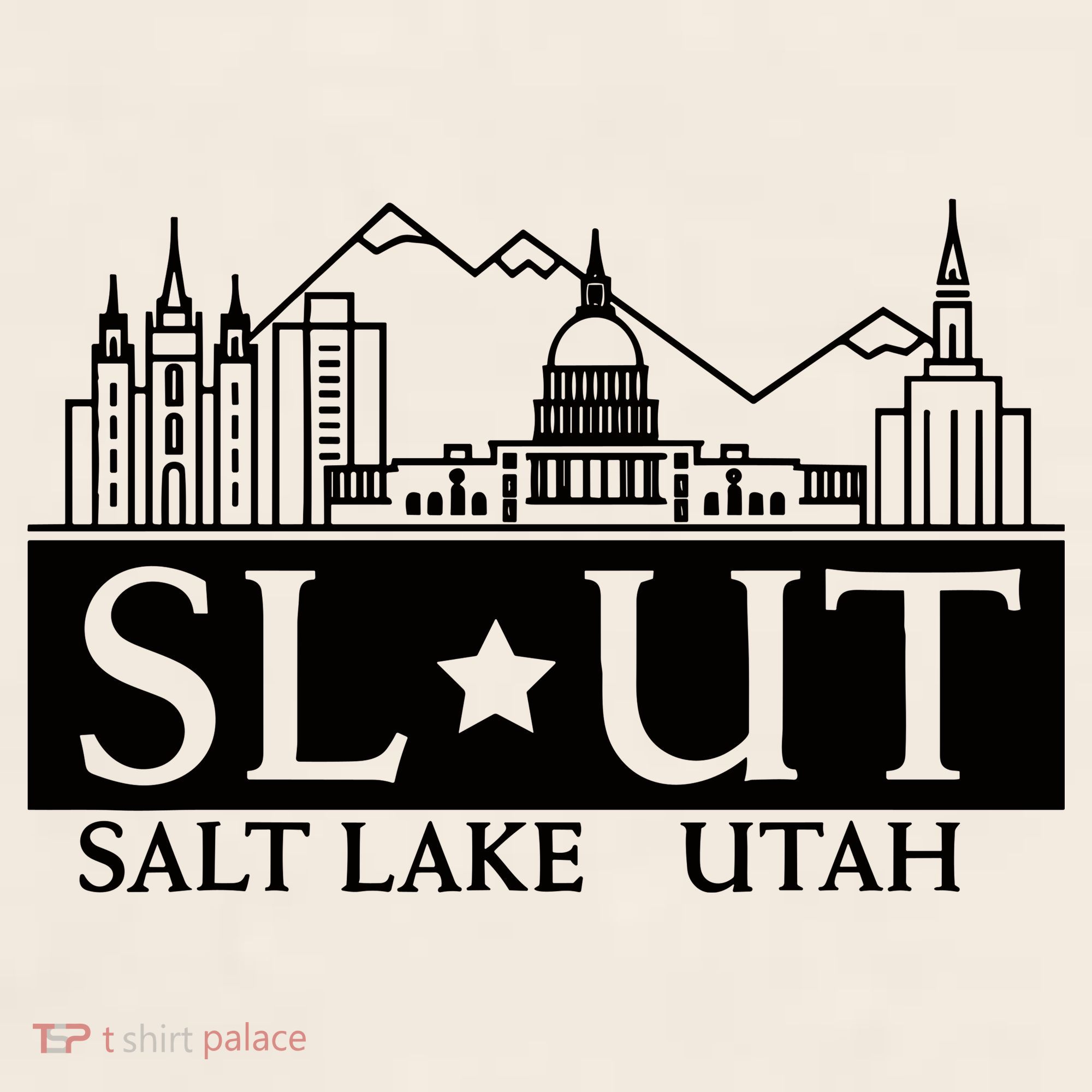 Salt Lake City Utah Ut Hometown Home State Pride Garment-Dyed Women's Muscle Tee