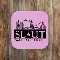 Salt Lake City Utah Ut Hometown Home State Pride Coaster thumb 0