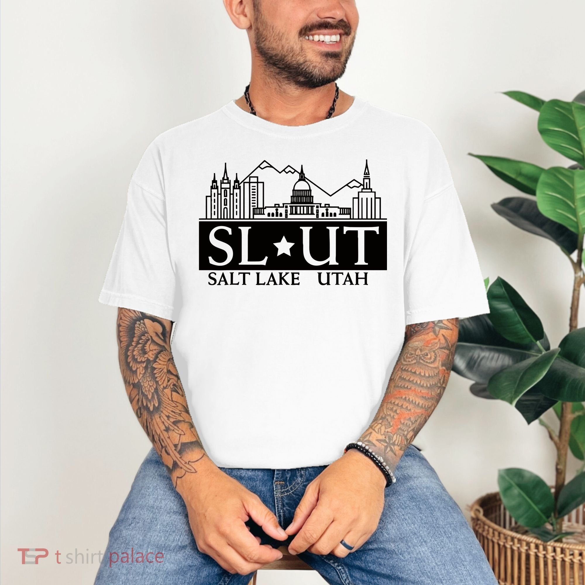 Salt Lake City Utah Ut Hometown Home State Pride Comfort Colors T-Shirt