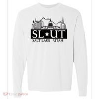 Salt Lake City Utah Ut Hometown Home State Pride Comfort Colors Heavyweight Long Sleeve T-Shirt thumb 0