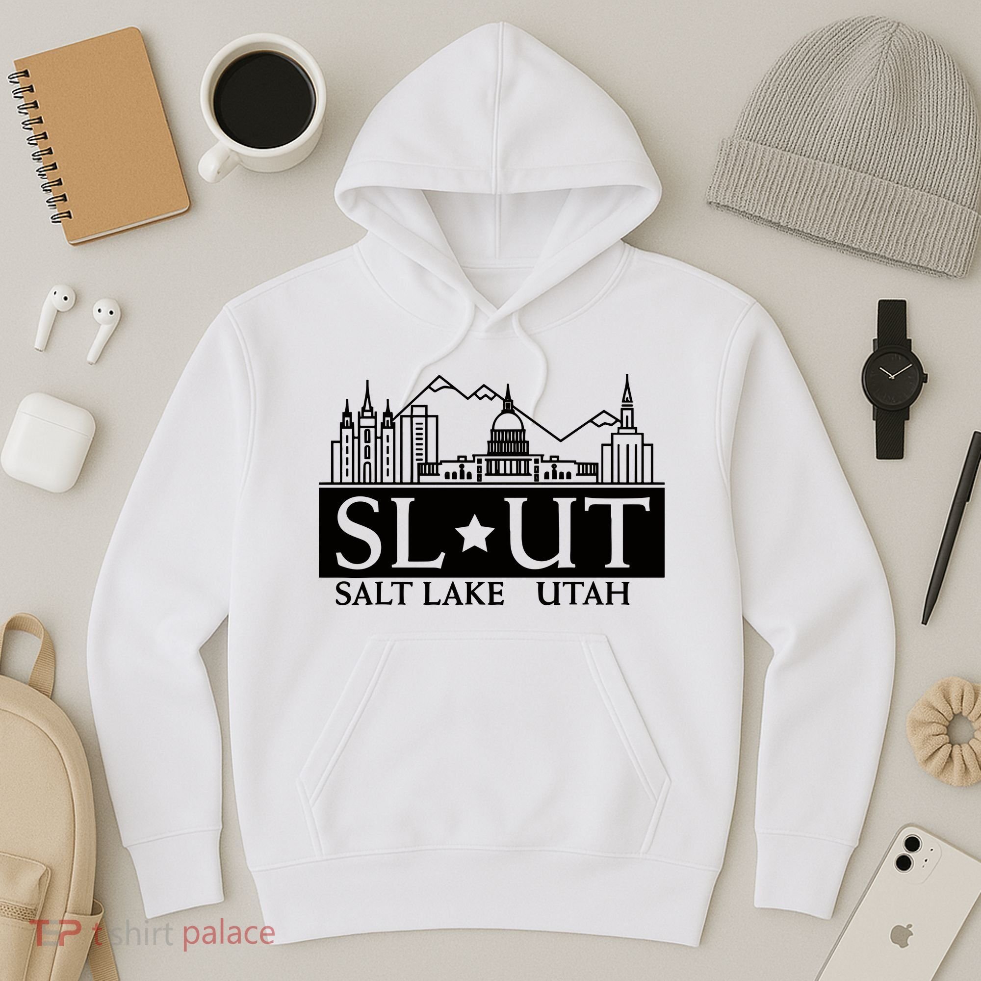 Salt Lake City Utah Ut Hometown Home State Pride Hoodie