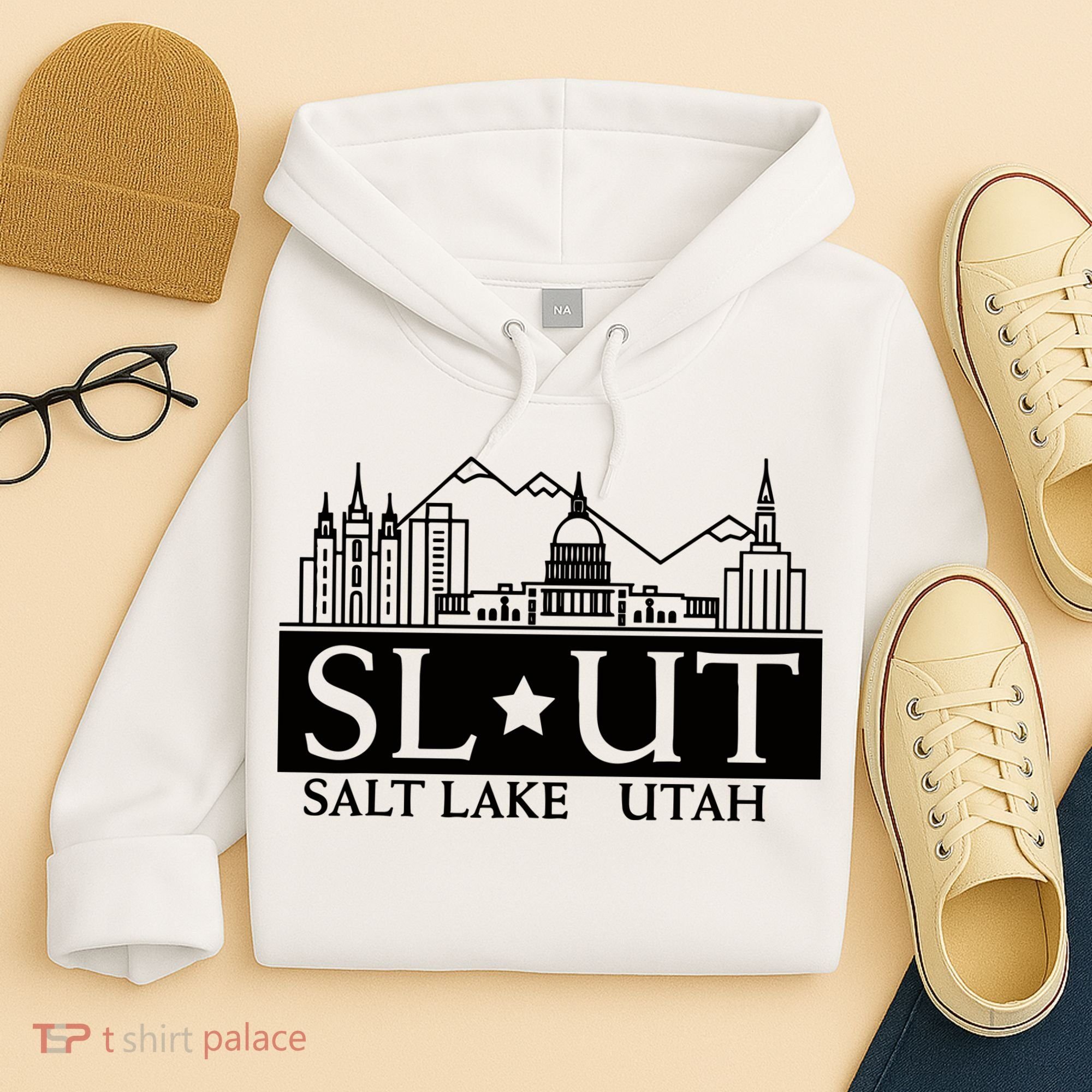 Salt Lake City Utah Ut Hometown Home State Pride Hoodie