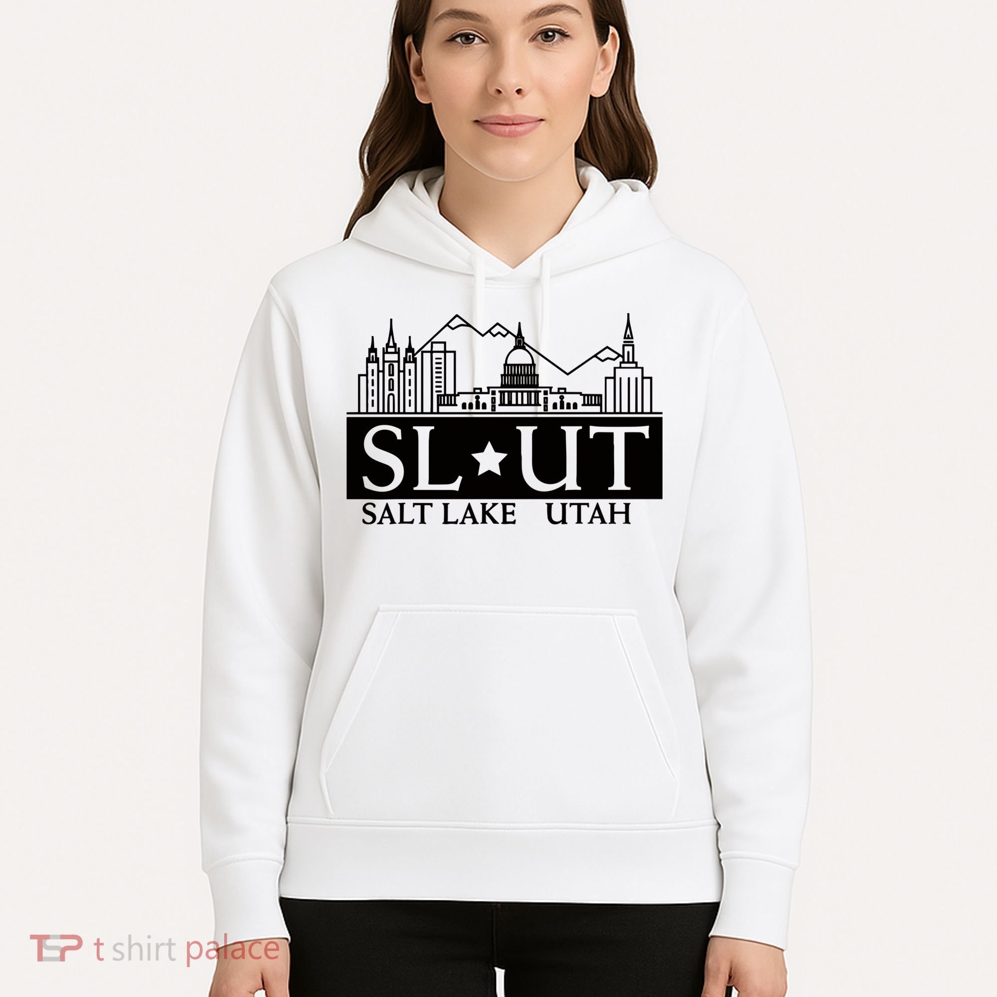 Salt Lake City Utah Ut Hometown Home State Pride Hoodie