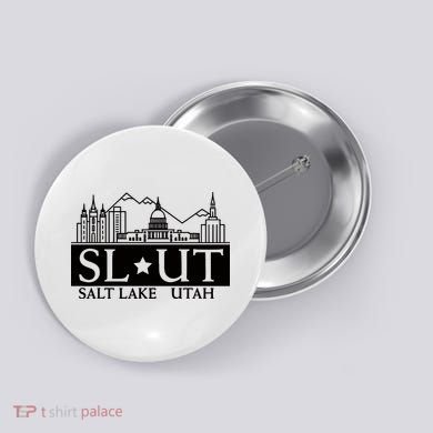 Salt Lake City Utah Ut Hometown Home State Pride Button