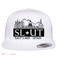 Salt Lake City Utah Ut Hometown Home State Pride Flat Bill Trucker Hat thumb 0
