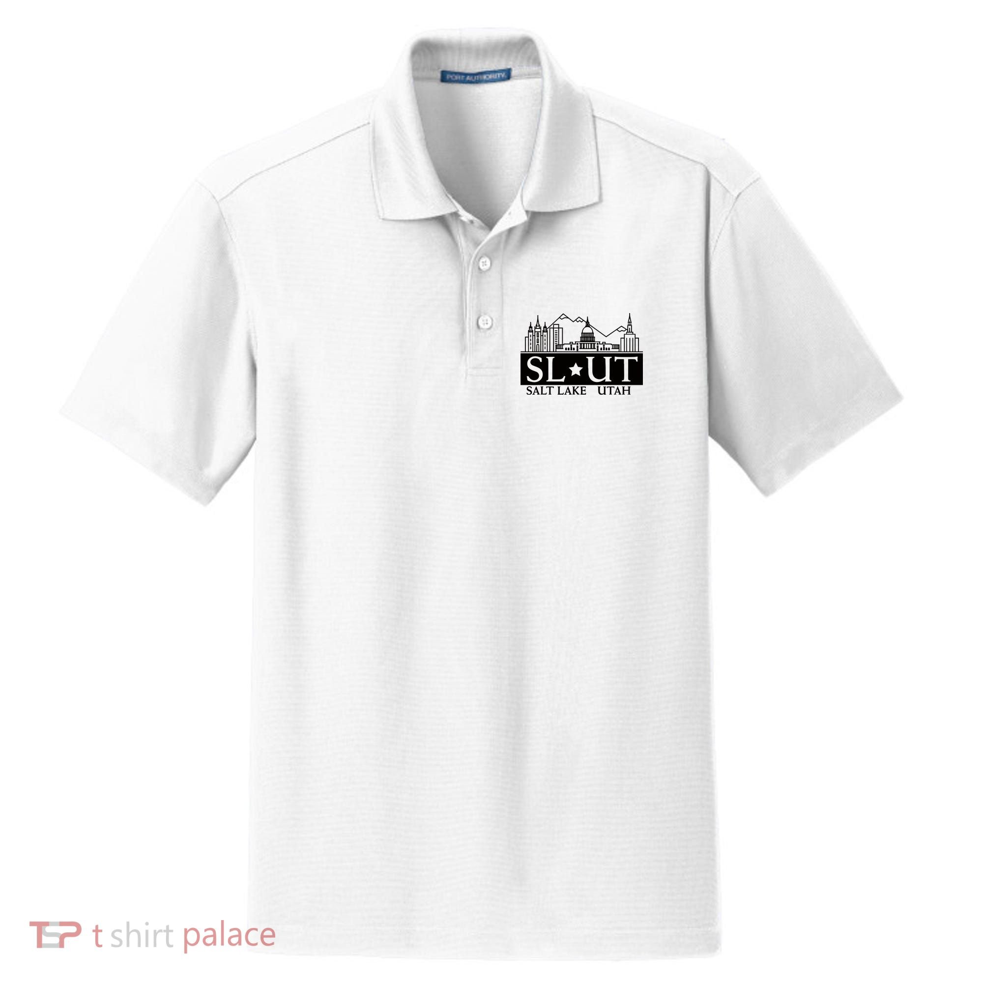 Salt Lake City Utah Ut Hometown Home State Pride Dry Zone Grid Polo
