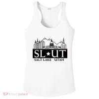 Salt Lake City Utah Ut Hometown Home State Pride Ladies PosiCharge Competitor Racerback Tank thumb 0