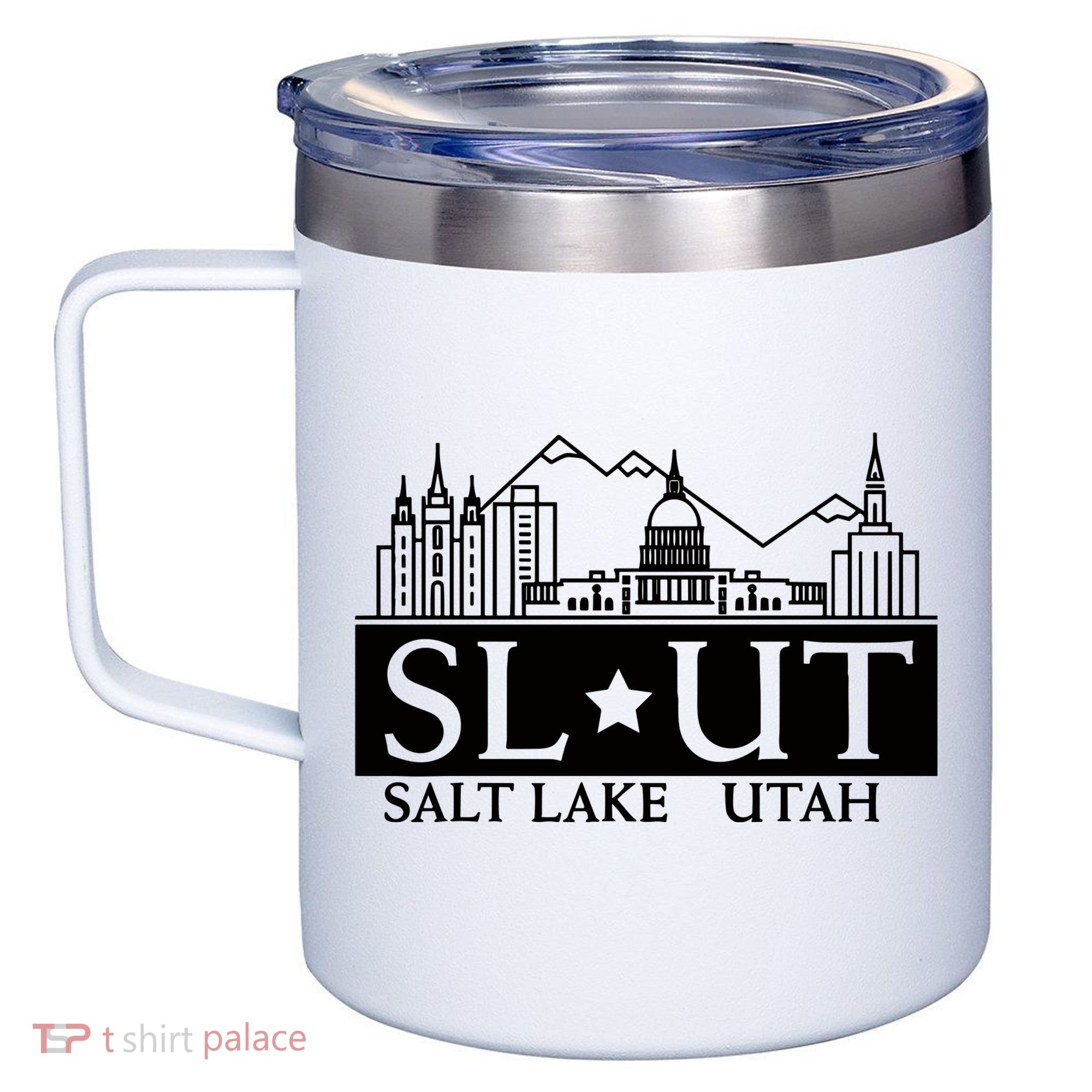 Salt Lake City Utah Ut Hometown Home State Pride 12oz Stainless Steel Coffee Mug