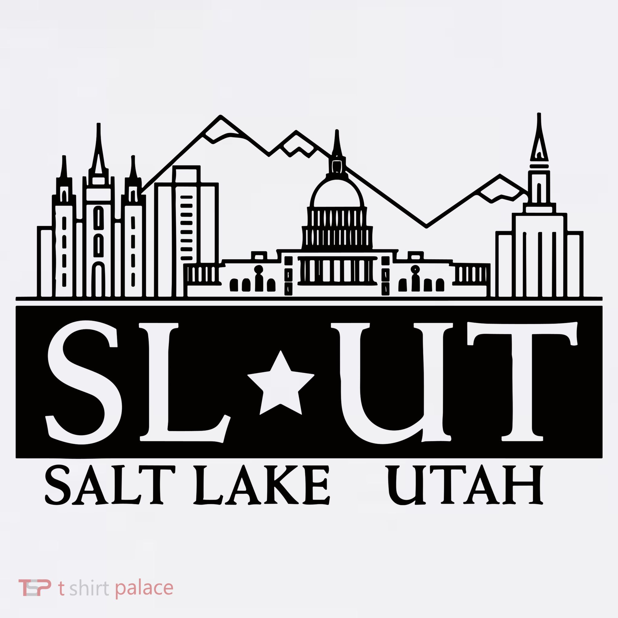 Salt Lake City Utah Ut Hometown Home State Pride Mousepad