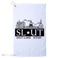 Salt Lake City Utah Ut Hometown Home State Pride Golf Towel thumb 0