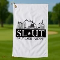 Salt Lake City Utah Ut Hometown Home State Pride Golf Towel thumb 1