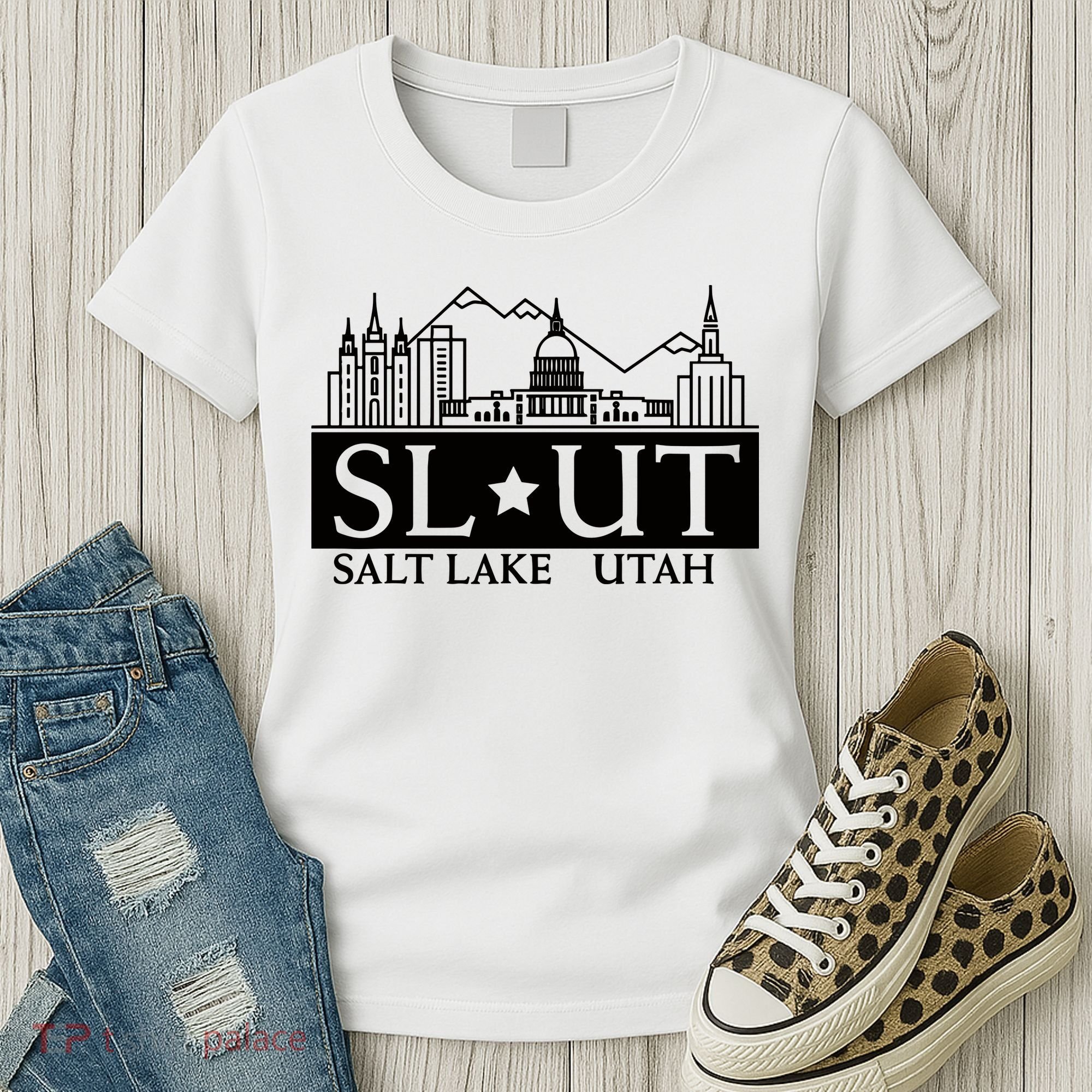 Salt Lake City Utah Ut Hometown Home State Pride Women's T-Shirt