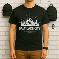 Salt Lake City Utah Vintage Slc Ut Hiking T-Shirt thumb 6