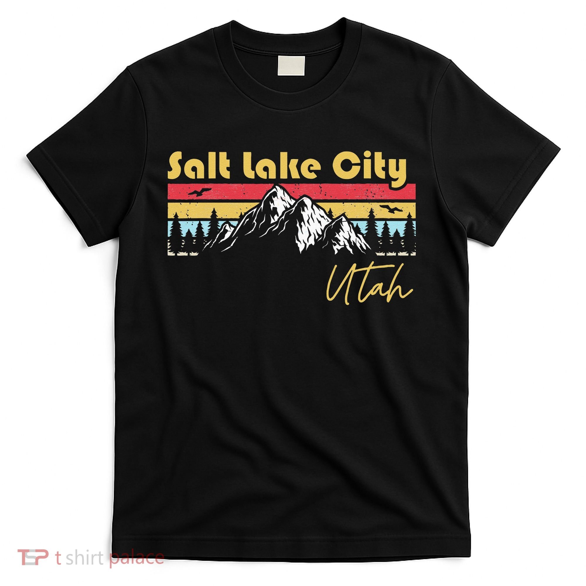 Salt Lake City Utah Roots Hometown Vintage Home State Pride T-Shirt