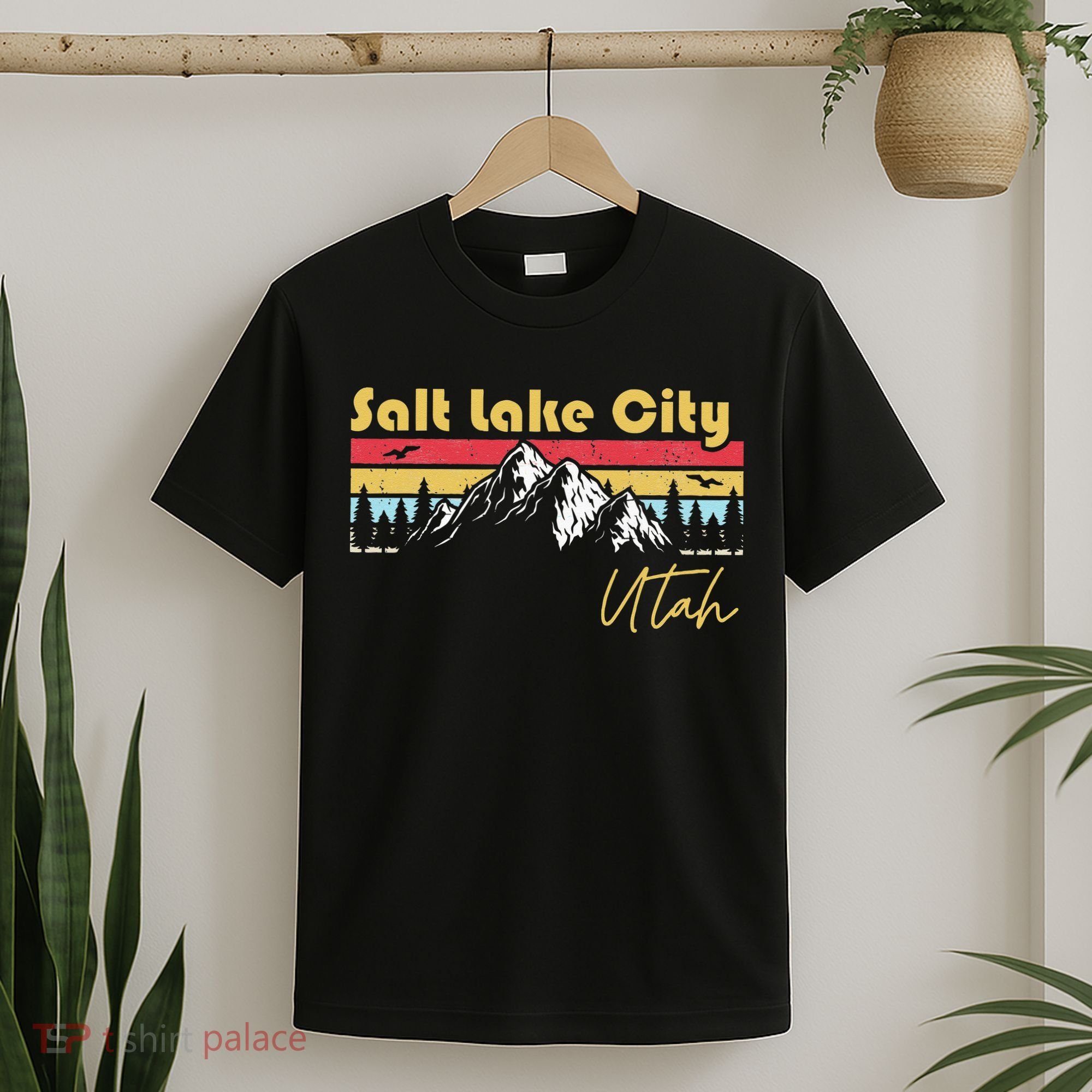 Salt Lake City Utah Roots Hometown Vintage Home State Pride T-Shirt