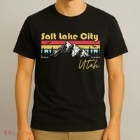 Salt Lake City Utah Roots Hometown Vintage Home State Pride T-Shirt thumb 3