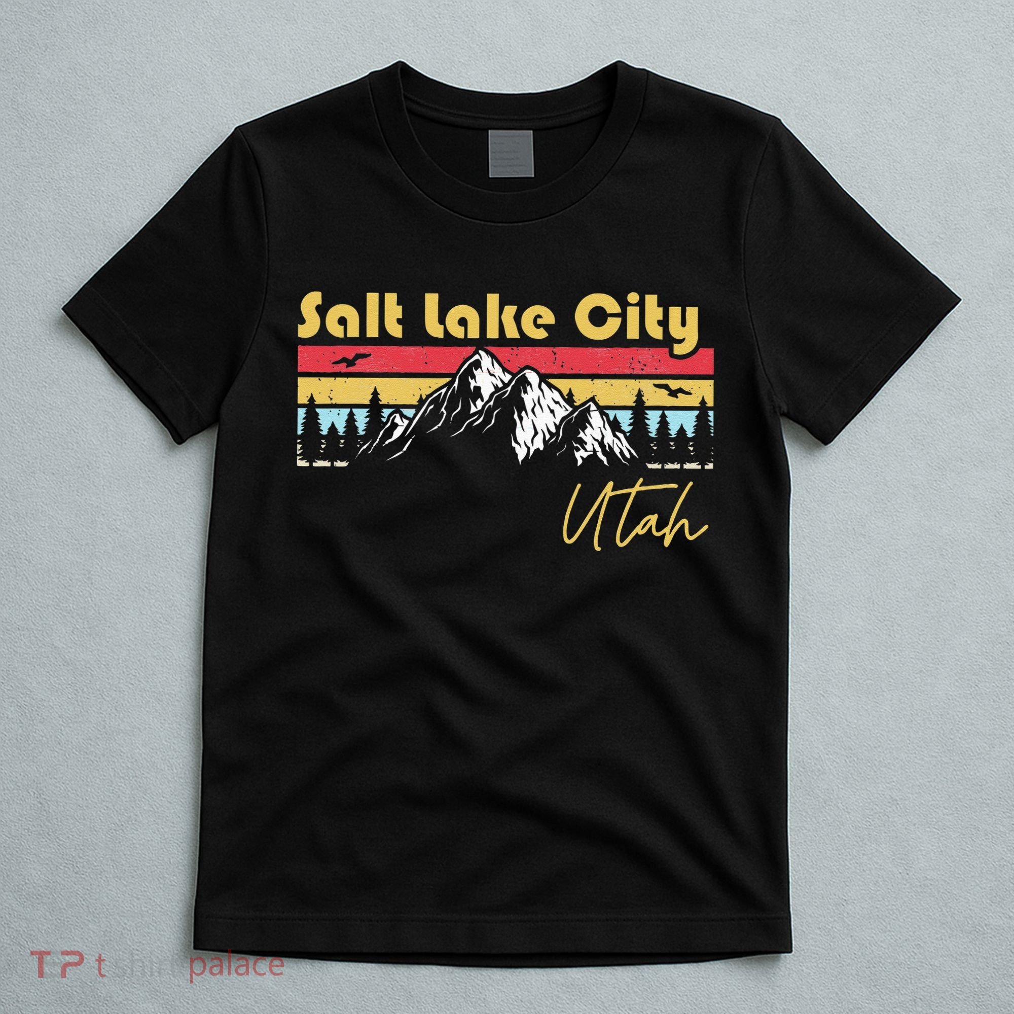Salt Lake City Utah Roots Hometown Vintage Home State Pride T-Shirt