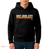 Salt Lake City Utah Kids Hoodie thumb 4