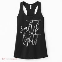 Salt Light Christian Shirt, Christian Gift, Matthew 513 Women's Tank Top thumb 0