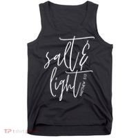 Salt Light Christian Shirt, Christian Gift, Matthew 513 Tank Top thumb 0