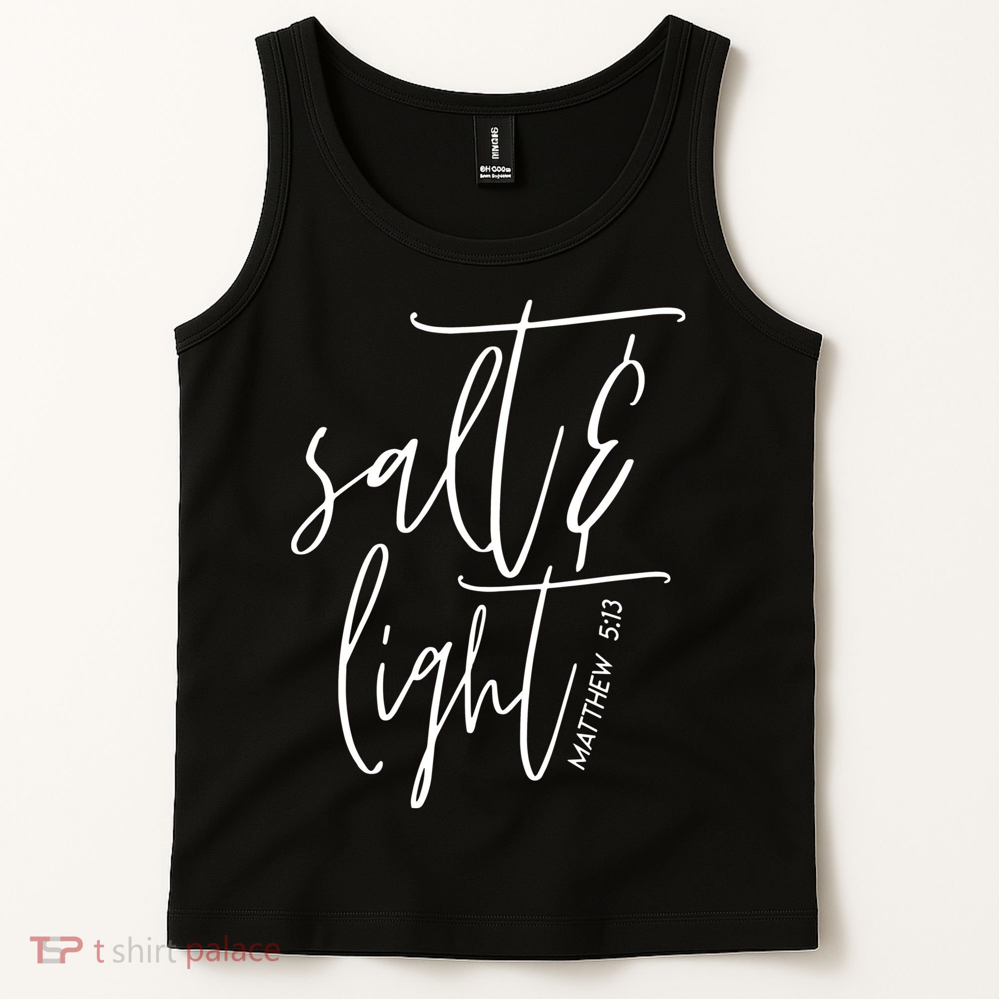 Salt Light Christian Shirt, Christian Gift, Matthew 513 Tank Top