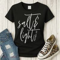 Salt Light Christian Shirt, Christian Gift, Matthew 513 Women's T-Shirt thumb 3