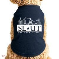 Salt Lake City Utah UT Hometown Home State Pride Doggie Tank thumb 0