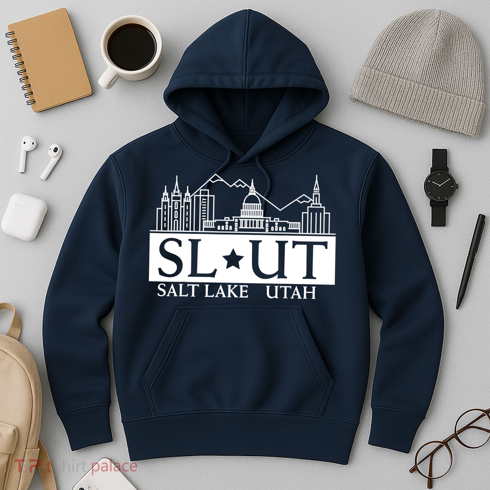 Salt Lake City Utah UT Hometown Home State Pride Hoodie