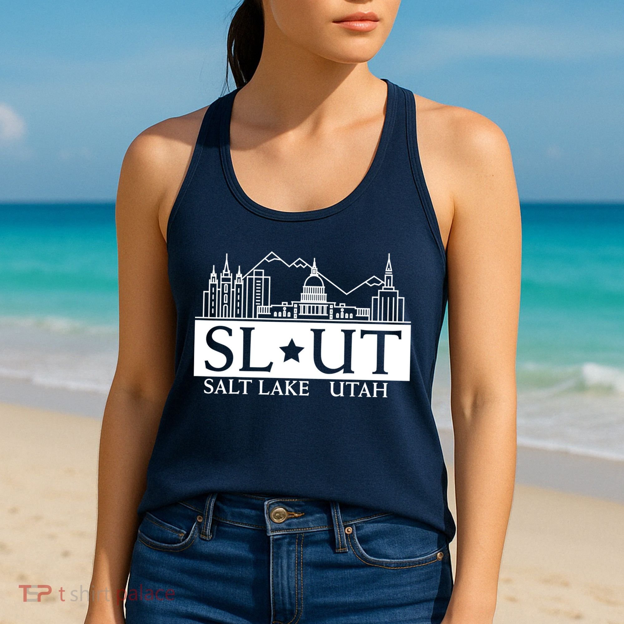 Salt Lake City Utah UT Hometown Home State Pride Women's Tank Top
