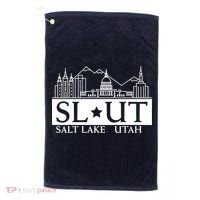 Salt Lake City Utah UT Hometown Home State Pride Golf Towel thumb 0