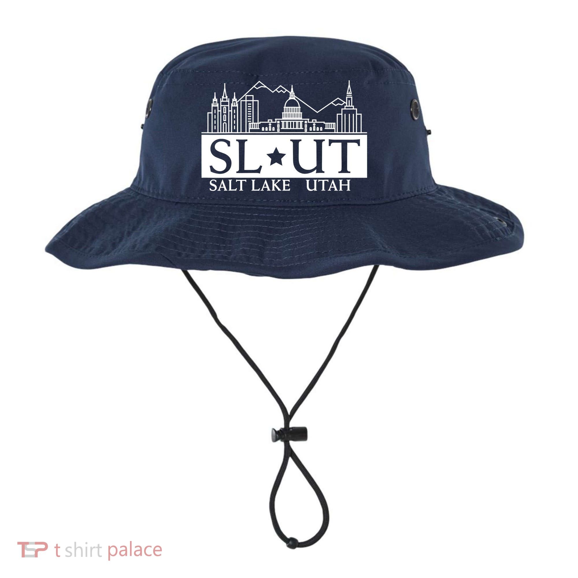 Salt Lake City Utah UT Hometown Home State Pride Bucket Hat