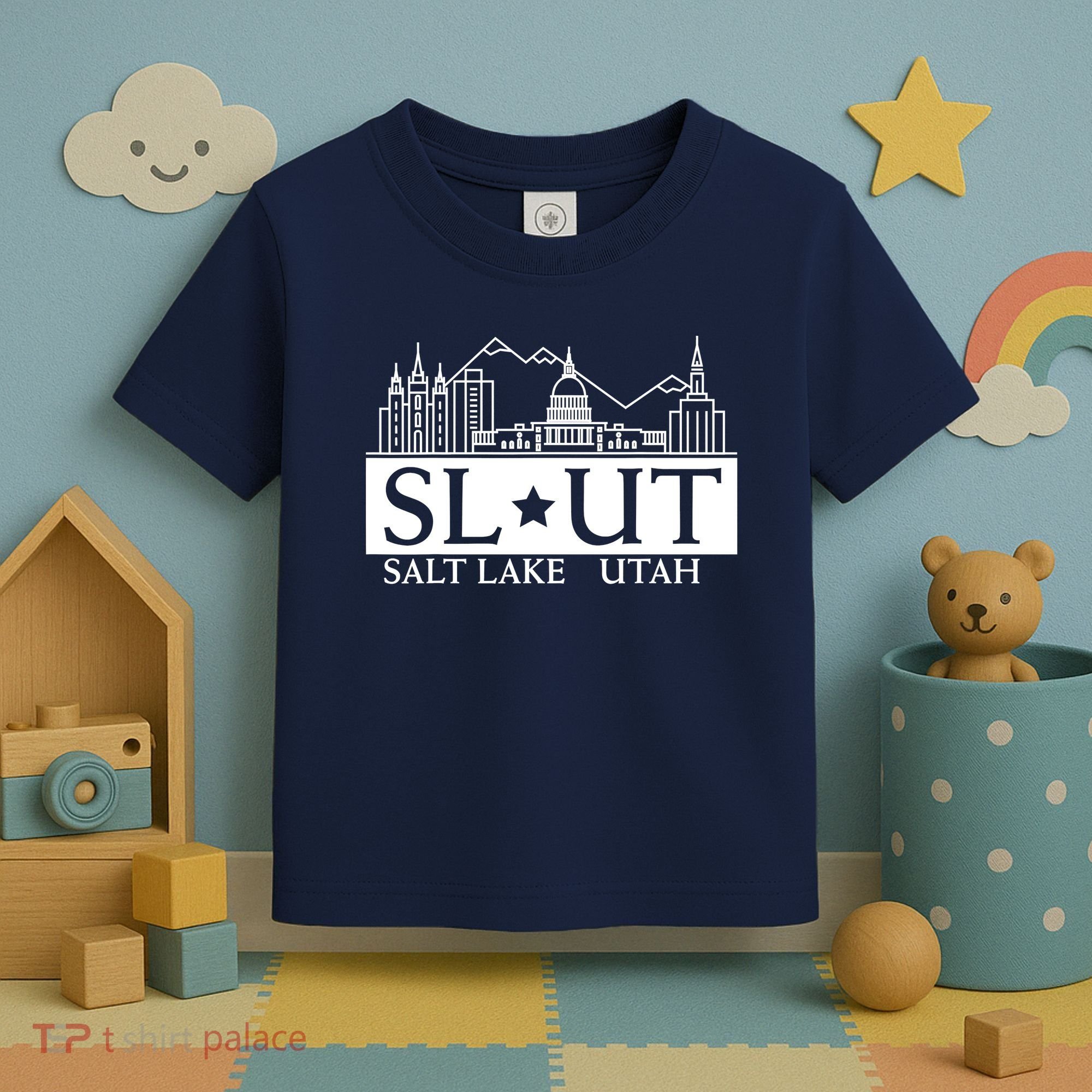 Salt Lake City Utah UT Hometown Home State Pride Toddler T-Shirt