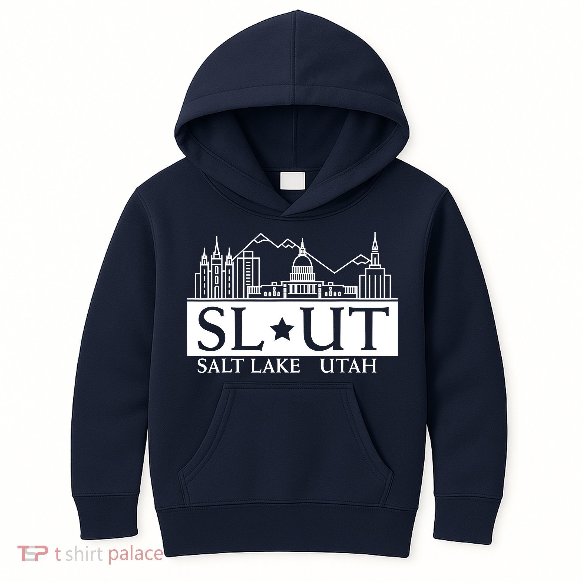 Salt Lake City Utah UT Hometown Home State Pride Kids Hoodie