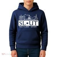 Salt Lake City Utah UT Hometown Home State Pride Kids Hoodie thumb 4